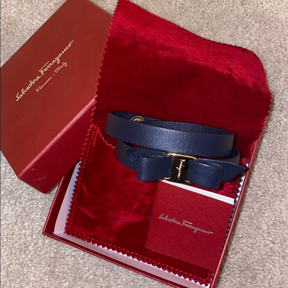 Salvatore Ferragamo Leather Bracelet